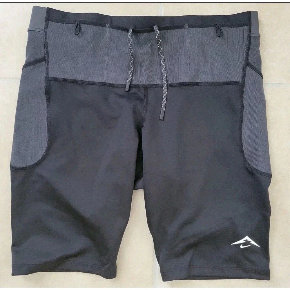 Nike Trail Dri-fit ADV Lava Loops Half Tights Running HJ4170-010 Men's XL NEW